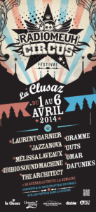 affiche Radiomeuh Circus Festival 2014