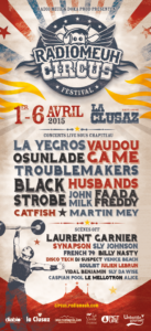 affiche Radiomeuh Circus Festival 2015