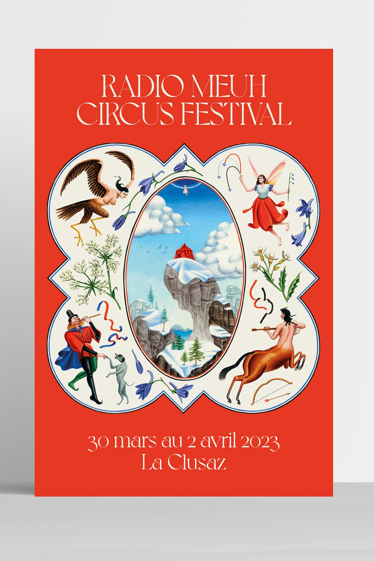 Poster Circus 2023 by Roberts Ruran | Radio Meuh Circus Festival 2023